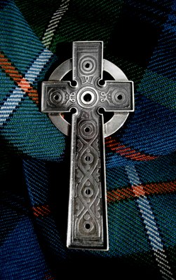 Iona Cross Kilt Pin