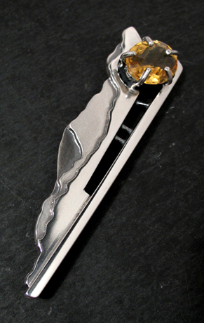 Citrine Kilt Pin