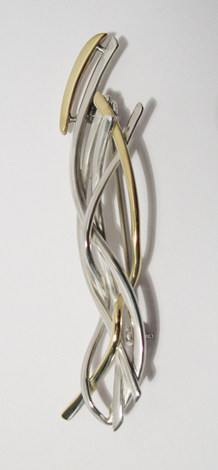 Deconstructed Stave Kilt Pin